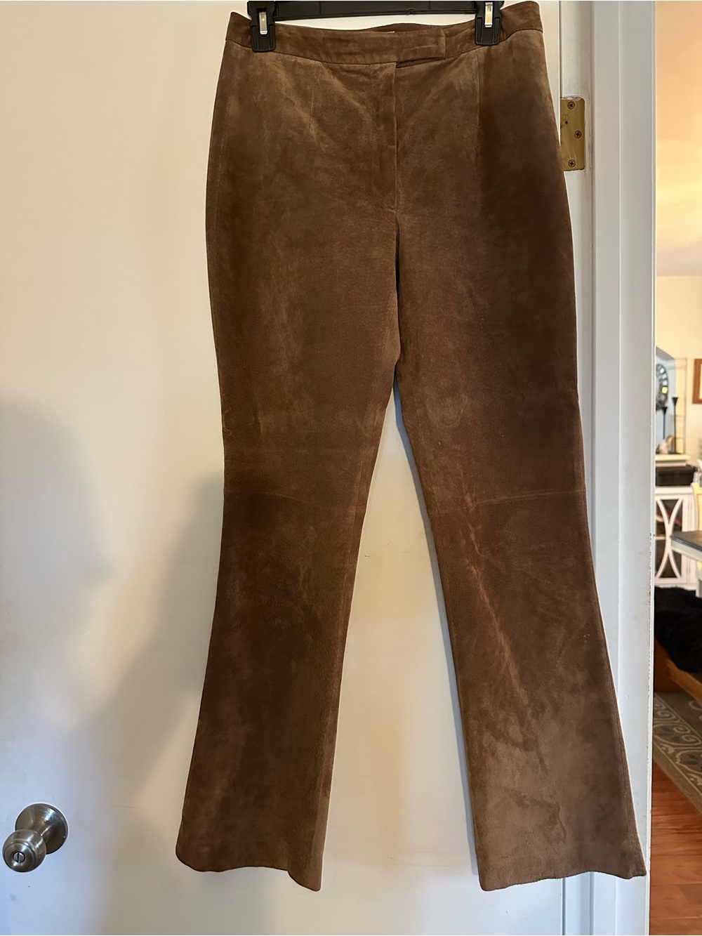 Lord & Taylor Brown Suede Pants